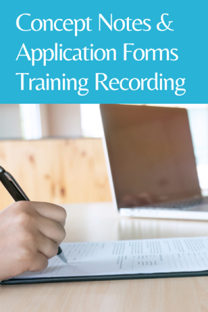 Recording: Concept Notes & Application Forms